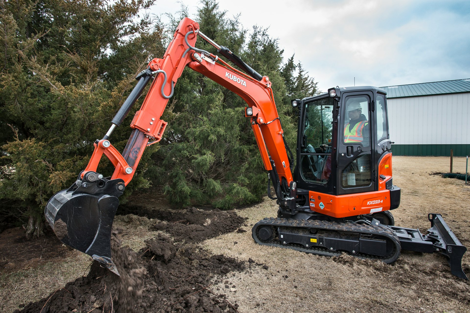 スマートフォン本体 KUBOTA Kubota KX033-4 Compact Excavator From: Kubota Tractor Corp. | For