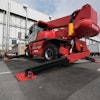 Manitou's MRT 2470 rotating telehandler won a prize at the INTERMAT Innovation Awards for its stabilization system.