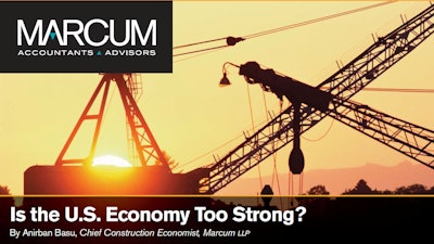 Marcum Commercial Construction Index for Q1 2018 contrasts lukewarm spending with optimistic job growth