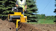 Pedestrian booms typically range from 24 to 48 in. in length. The boom size must align with the horsepower of the trencher and the intended application.