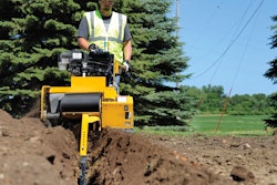 Pedestrian booms typically range from 24 to 48 in. in length. The boom size must align with the horsepower of the trencher and the intended application.
