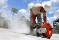 Concrete Cutting Silica Dust