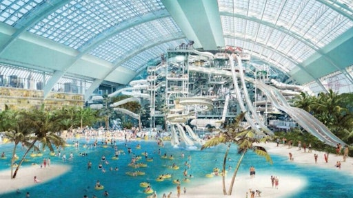 American Dream Miami is expected to dedicate more than half of its space to entertainment venues like this indoor water park.