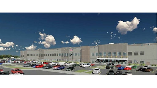 Rendering of Amazon's 'Project Rapids' plan in Gaines Township