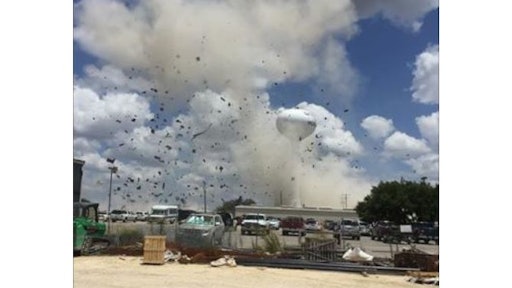 Explosion rocks Gatesville, Texas, hospital-expansion project site. One construction worker was killed and 12 more injured. Total of 15 people were injured.