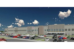 Rendering of Amazon's 'Project Rapids' plan in Gaines Township