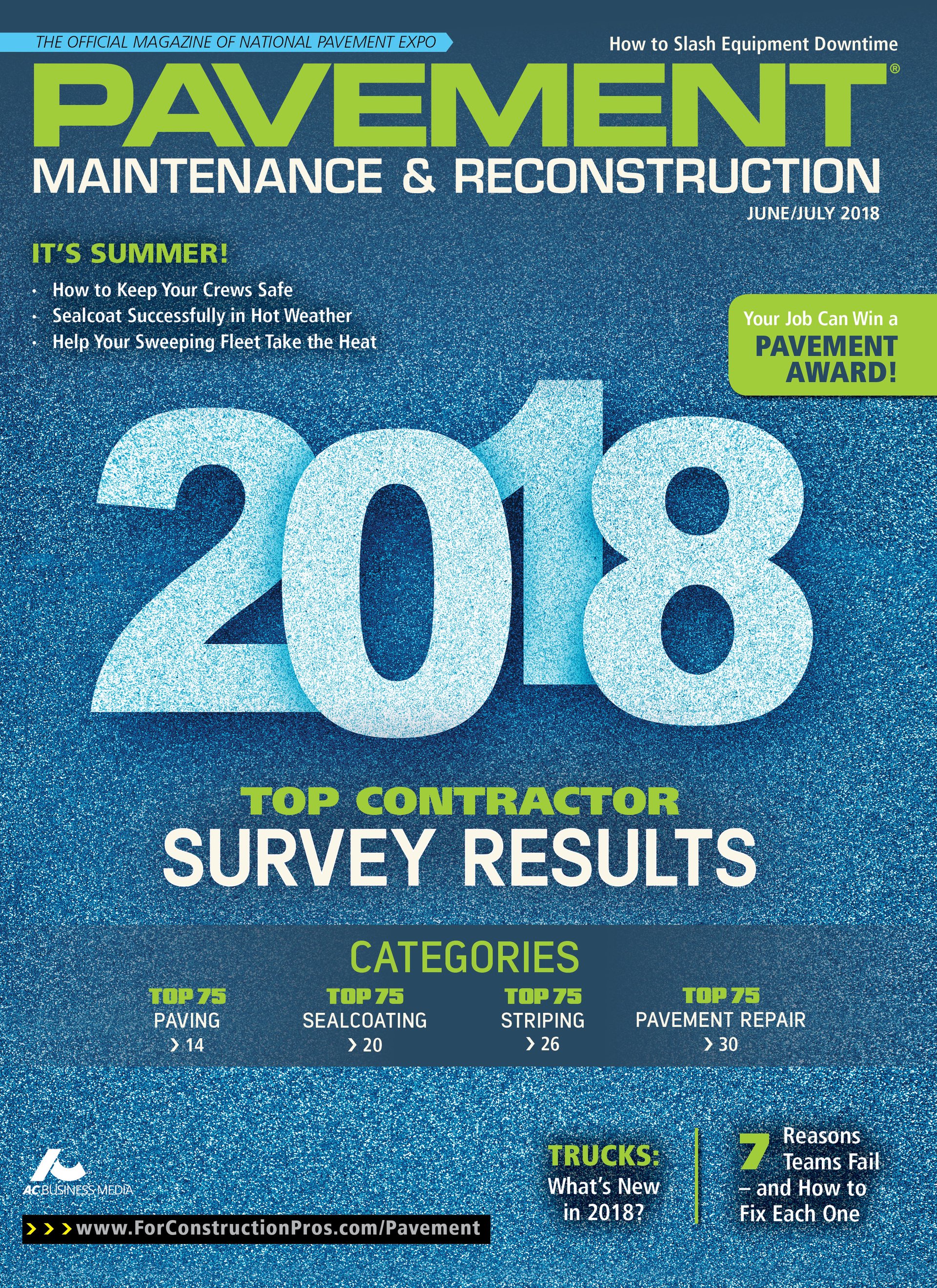 Pavement Maintenance & Reconstruction June/July 2018