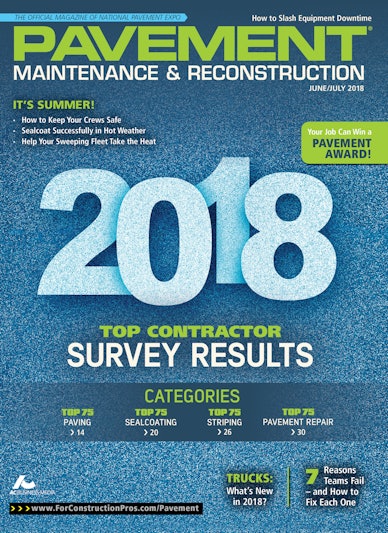 Pavement Maintenance & Reconstruction June/July 2018