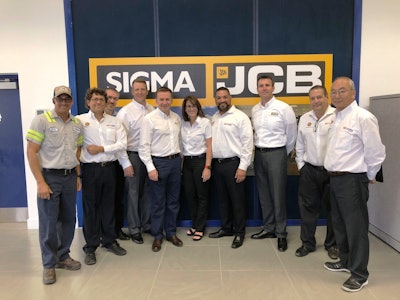 Sigma Jcb Team With Executives From Jcb North America