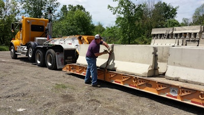 Conduct a pre-trip inspection of the trailer and key wear parts before taking off with each load.