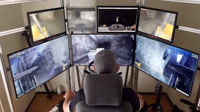 Non-line-of-sight remote control enables the user to work in a controlled environment positioned virtually anywhere in the world.