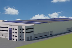 Following completion the new logistics centre for production will have an overall dimension of around 245 x 96 metres and a height of about 22 metres.