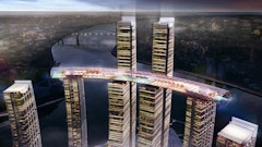 Raffles City Chongqing, China, will feature a Conservatory designed as a transformable indoor/outdoor space with large glass areas to reveal views above.