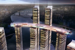 Raffles City Chongqing, China, will feature a Conservatory designed as a transformable indoor/outdoor space with large glass areas to reveal views above.