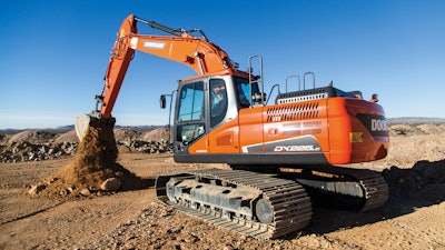 Doosan DX225LC-5 crawler excavator