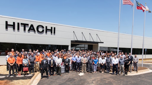 Hitachi Construction Machinery Loaders America Inc. celebrated the grand opening of the new U.S. corporate headquarters in Newnan, Georgia, on June 1, 2018. One hundred forty employees, local dignitaries, business partners and media members were on hand for the ceremonies.