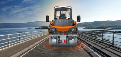 “Oscillation was initially developed to provide faster, more effective compaction,” Richard Evans, vice president of sales with Hamm compaction equipment says. “Tandem rollers with one oscillation drum and one vibrating drum achieve at least the same degree of compaction as double vibrating drum rollers, but with fewer passes.”