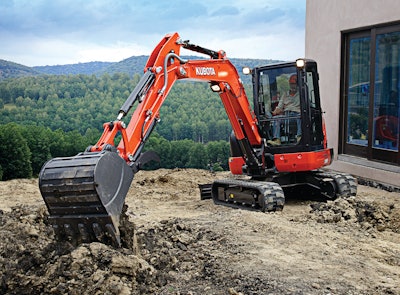 Kubota Kx040 4 Reaching
