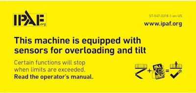 Load Sense Sticker