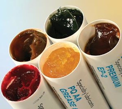 One of the only differences between industrial and automotive greases is that a two-letter designation is often used in the automotive industry to specify the type of grease to employ.