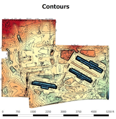 Drones are cutting back on legwork required of surveying crews. And by delivering usable topographic data, drones are helping contractors measure earthworks progress and other aspects of construction.