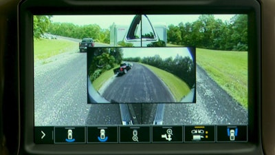 Chevrolet's Trailer Camera Package enhances trailering views from the Silverado 1500's cockpit, using up to four available cameras to provide a 270-degree view.