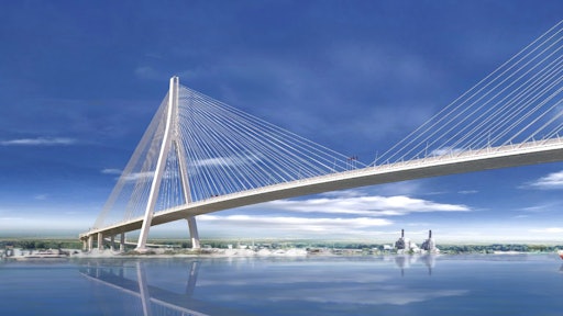 Rendering of new Gordie Howe Bridge.