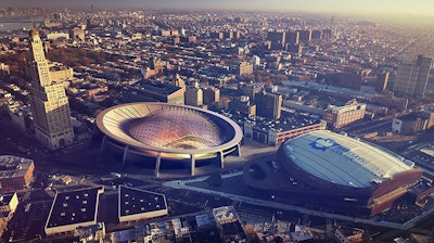 Brooklyn Dome, proposed home of the Brooklyn Dodgers
