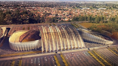 Pontiac Dome, proposed home for the Detroit Tigers and Detroit Lions.