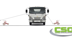 NAPSA’s CSO-Parking Lot training relies on text, video, and graphics to convey concepts. This graphic shows how if an operator can always see the ground between the object and sweeper, it is impossible to hit it. “Normally this would suggest putting the object on the driver side when required to get close to it, but rather than stating a rule we try to visually teach the concept,” says Mark Carter. “This one graphic speaks volumes and will save contractors thousands.”