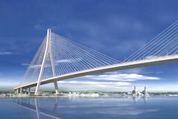 Rendering of new Gordie Howe Bridge.