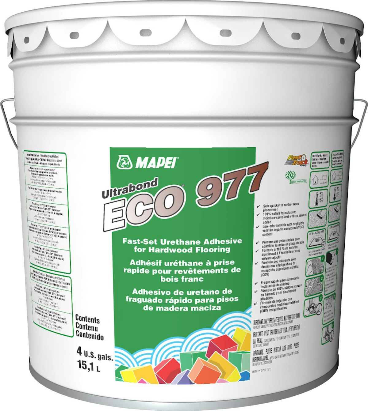 Mapei Ultrabond ECO 977 Fastset Adhesive over Highmoisture Concrete From MAPEI Corporation