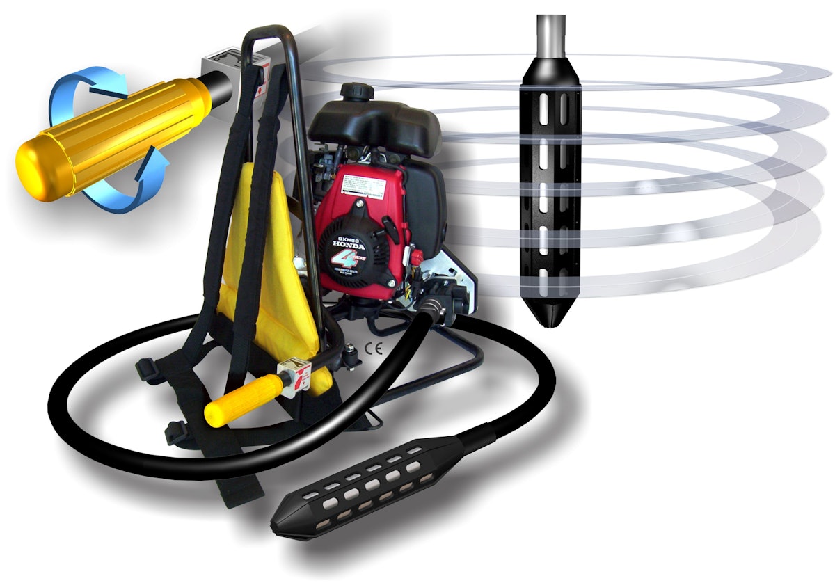 Oztec BP50a Backpack and patented RubberHead From Oztec Industries