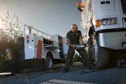 Underhood air compressors provide air on demand and do not require an air receiver tank. Image source: VMAC