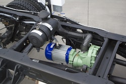 PTO-driven Vanair Genair Rotary Screw Air Compressor/Generator System