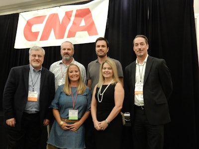 W. Burr Bennett Awards for Safety Excellence was given to general contractor Shiel Sexton Co., Inc., Indianapolis, IN. These awards are presented in partnership with CNA, Chicago, to contractors that place the highest priority on safety.