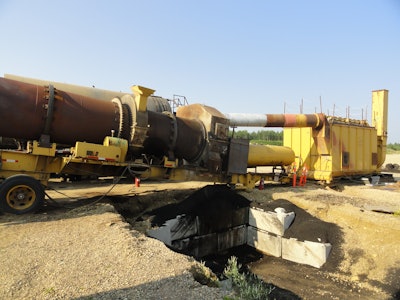 Cliff has seen it all on his travels helping asphalt plant owners improve their operations. This visit was a challenge.
