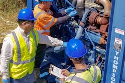 Company’s work providing daily water needs for 250,000 people.