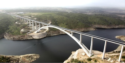 The highest honor was presented to Viaduct Over River Almonte in Garrovillas de Alconétar, Cáceres, Extremadura, Spain. This award is given annually to one project that demonstrates excellence in concrete innovation and technology and stands out above all other entries.