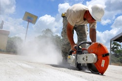 Concrete Cutting Silica Dust