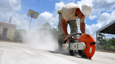 Concrete Cutting Silica Dust