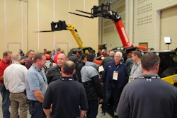 Manitou introduced new products ranging from skid and track loaders to telehandlers and mobile elevated work platforms.