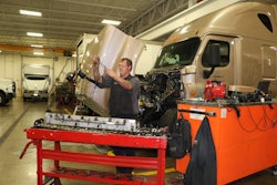 Freightliner’s target with Elite Support is to average 72 hours per truck to get in the door, get diagnosed and get repaired.