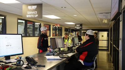 As soon as the customer is checked in, the clock starts. Within two hours of check in, the truck will be diagnosed.