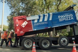 Visitors to www.PavingforPizza.com can select road conditions of mild, moderate, critical or catastrophic on the “Pothole Impact Meter” and a video shows the damage roads in that condition can cause to a pizza.