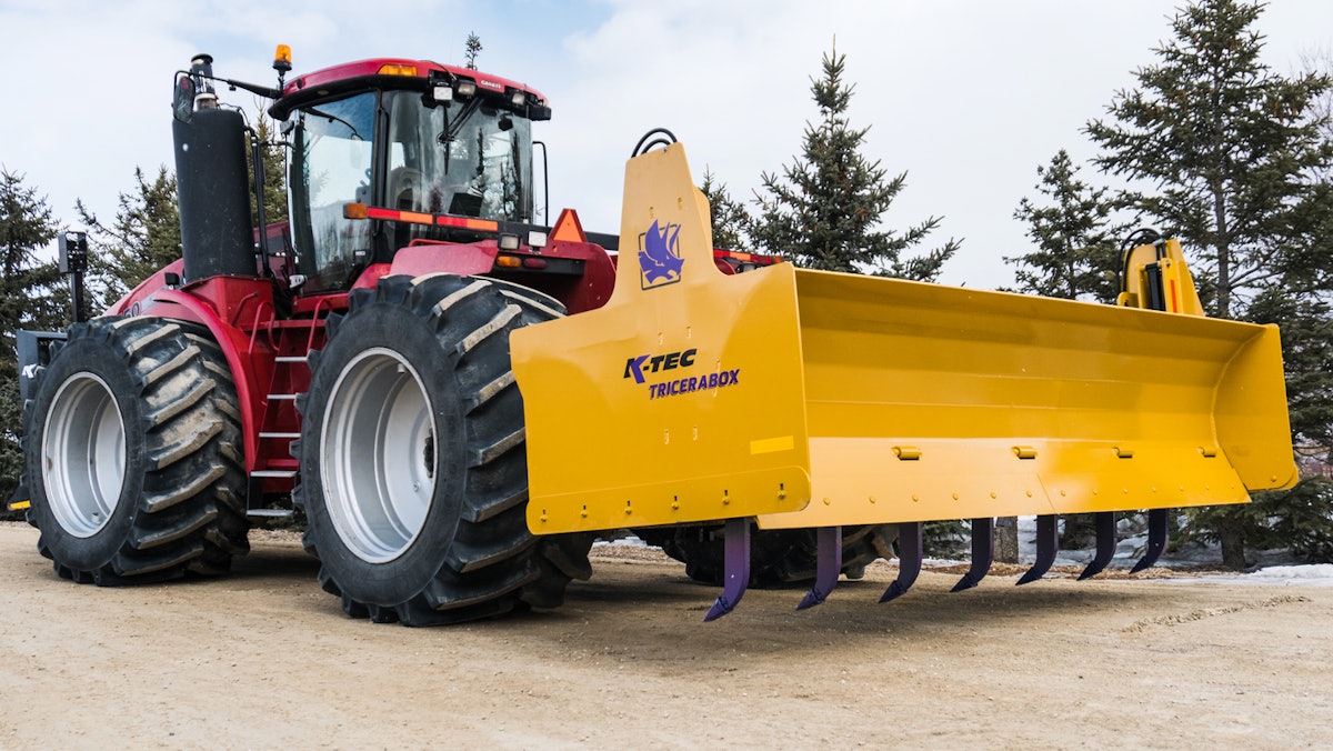 K Tec Tricerabox 3 Point Hitch Box Blade From K Tec Earthmovers For Construction Pros