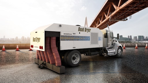Road Dryer Truck Mounted