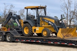 Lynn Haven, Callaway and Mexico Beach received a 310L backhoe and Jackson County received a 310SL free of charge for six months.