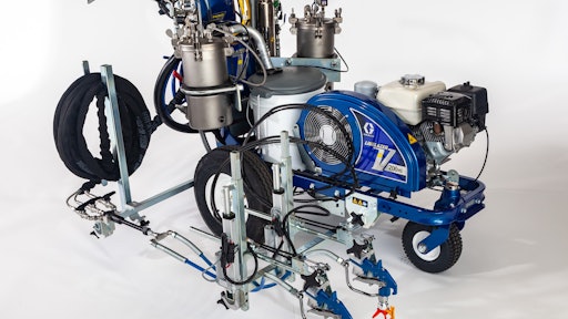 Methyl Methacrylate Mma Striping Machine From Dispensing Technology Corporation For Construction Pros