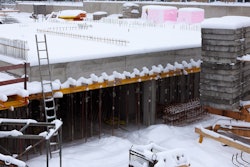 Winter Construction Site